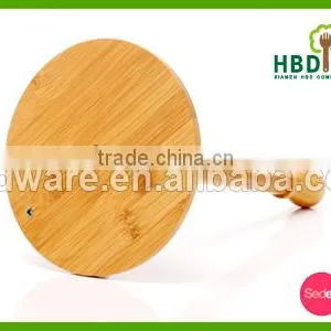 BSCI Factory High Quality Bamboo Wood Kitchen Roll Holder, Roll Holder Wholesale thumbnail-3