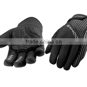 Fashion Black Full Finger Cycling Gloves thumbnail-1