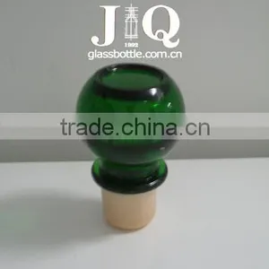 Hollow Green Color Bottle Stopper thumbnail-1