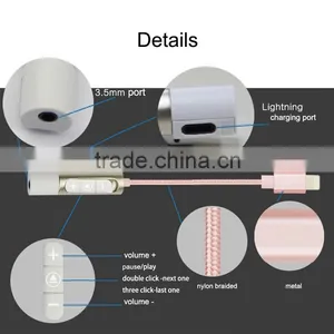 Lighting to 3.5mm Audio Adaptor for Iphone 7 thumbnail-3