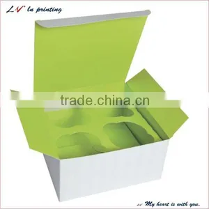 Folding Cupcake Box for Cake Sale / Folding Paper Cupcake Box / Handmade Folding Cupcake Box thumbnail-1