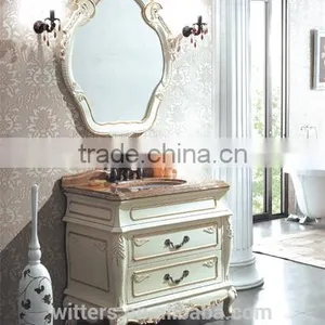 Vanities With Integrated Bowls in Cream White WTS329 thumbnail-1