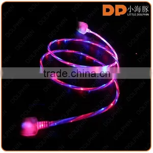 New Technology Usb Charging Cable Dual Color Flash Light LED Usb Otg Cable for Ipad Mini thumbnail-5