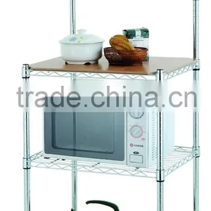 3 Tier Storage Metal Shelf Kitchen Furniture Shelving Unit thumbnail-1