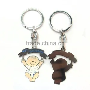 Wholesale Shape of Children Alloy Keychain ,kids Keychain thumbnail-1