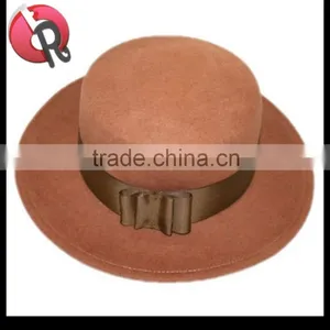 100% Wool Felt Boater Hat thumbnail-2