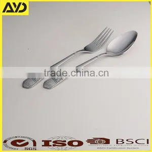 24Pcs Stainless Steel Silver Detal Supre Quality Cutlery Set thumbnail-2
