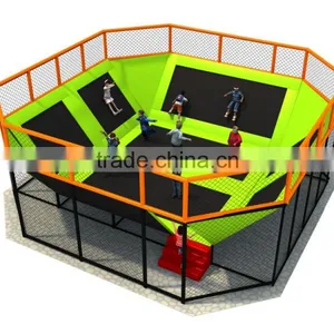 Xiujiang Safety Exercise Big High Quality Children Interesting OEM Best Trampoline Amusement Equipment thumbnail-5