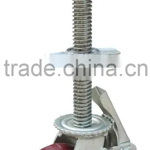 Rubber Wheel Caster Wheel Swivel or Swivel With Lock or Double Locks thumbnail-5
