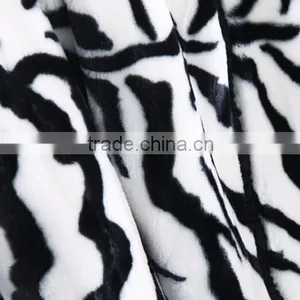 Fashionable Zebra-stripe Printed Warm Flannel Blanket thumbnail-2