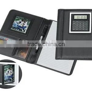 2016 High Sale Custom Leather Notebook Calculator With Pen thumbnail-4