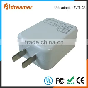 Hot Free Sample 5V/1.0A Cellphone / Tablet PC Home Wall Charger Power Travel Usb Adapter thumbnail-3