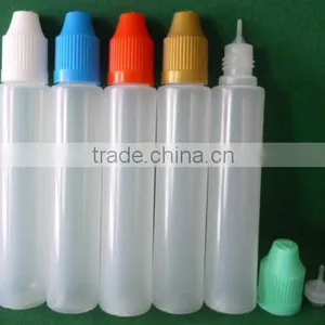 30mL Unicorn Pen LDPE Plastic Bottle - Long Thin Tip - Childproof Cap - Squeezable PE Bottles - thumbnail-1