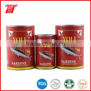 125g 155g 425g OEM Canned Sardine In Tomato Sauce and In Vegetable Oil With Low Price thumbnail-4