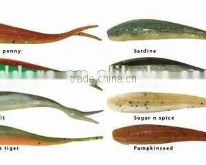 Newstyle and Colorful Fishing Lures Soft Lure With the Squid Smell With Many Shapes thumbnail-1