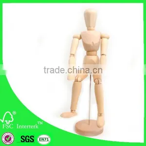 Flexible 8" Wooden Manikin/art Manikin/ Artist Manikin Male thumbnail-1