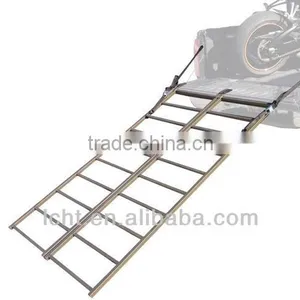 Tri-Fold Folding Motorcycle ATV Loading Ramp Snowmobile Lawn Trailer74*44" thumbnail-1