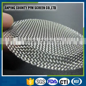 China Supplier Woven Stainless Steel Decorative Filter Screen Disc thumbnail-1