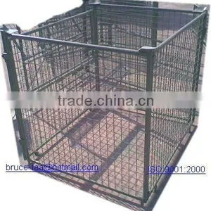 Detachable Stacking Steel Mesh Container on Pallets thumbnail-1