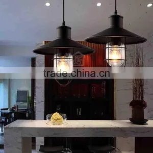 Classic Vintage Style Home Light Fixture Chandelier Lighting Luxury Pendant Hanging Lights Cage Chandeliers Lamp thumbnail-2