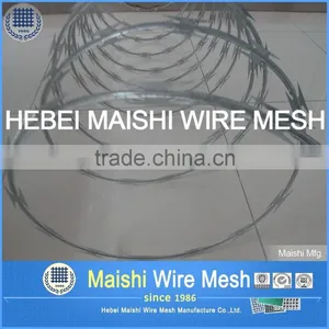 Hot Diped Galvanized Razor Barbed Wire (z)/Prison Barbed Wire thumbnail-4