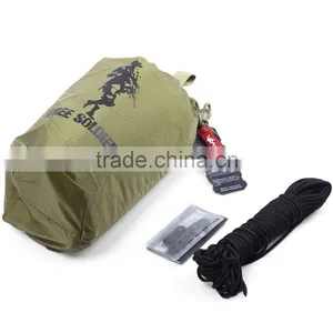 Free Soldier Camping Tent Multifunctional Outdoor Double Layer 4 Season Anti-UV Sun Shelter Tent for Hiking Camping and Beach thumbnail-6