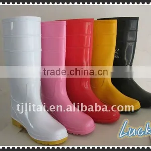 CE Standard PVC Construction Mud Safety Rain Boots Made in Tianjin of China thumbnail-1
