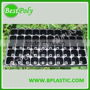 Black 128 Holes Seed Tray 128 Cells Seed Tray Plastic Seed Tray thumbnail-6