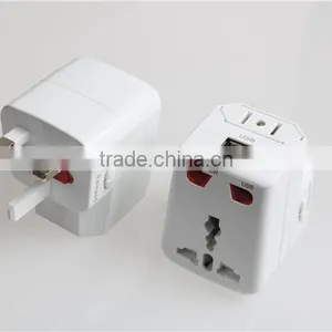 International Travel Plug Adapter Promotional World Travel Adaptor Adapters Dual USB Universal Charger With 6.0A thumbnail-2