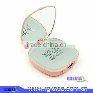 2017 Mirror Power Bank 4000mAh Polymer Battery Mobile Phone Charger for Ladies thumbnail-6