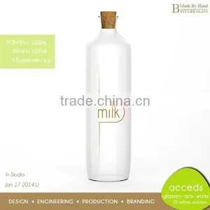 Craft Mini Glass Milk Bottles Wholesale Bottles thumbnail-6