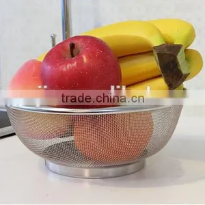 Wholesale Stock Small Order Kitchen Stainless Steel Boult, Storage Basket thumbnail-1