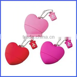 Heart Shape Silicone USB Cover thumbnail-1