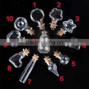 Wishing Glass Globe Bottle DIY Empty Glass Mini Bottle thumbnail-1