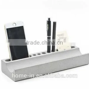 High Quality Unique Grey Concrete Pen Holder Pencil Holder thumbnail-1