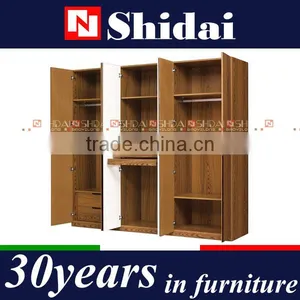 Modern Wooden Bedroom Clothes Almirah for Home F-815 thumbnail-2