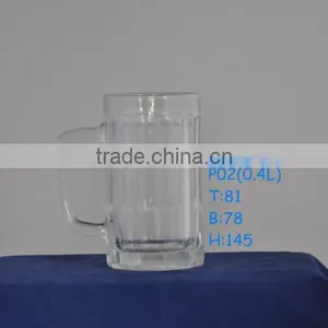 Different Size Frosted Sublimation Hot Summer Customized Glass Beer Mug thumbnail-1