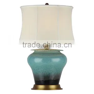 BISINI Luxury Decorative Deep Blue Ceramic Table Lamp thumbnail-2