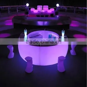 Color Changing or Single Color Display Club Color Induction Charger Led Plastic Bar Counter thumbnail-1