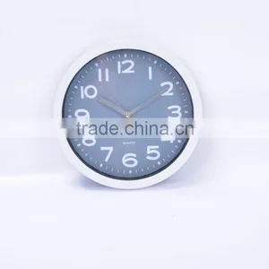 Beautiful Style and Good Quality Cheap Price Creative Customized Advertising Plastic Wall Clock thumbnail-2