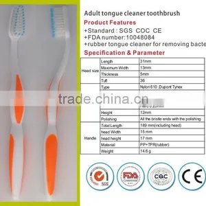 Silicone Brush Cleaner Wooden Handle Cleaning Brush thumbnail-1