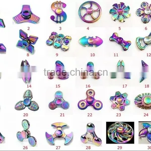 2017 Rainbow Easy Carry Anxiety Relief Reduce Stress Finger Fidget Spinner thumbnail-4