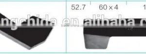 Lawn Mower Blade ,Models for AGS Different Type,40 MnB Row Material thumbnail-2