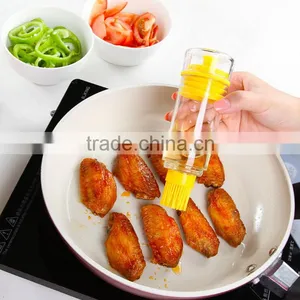Eco-friendly Multi-fonction Cooking Oil Brush Wholesale,brush With Oil Dispenser Manufacturer,oil Paint Brush for Sale thumbnail-1