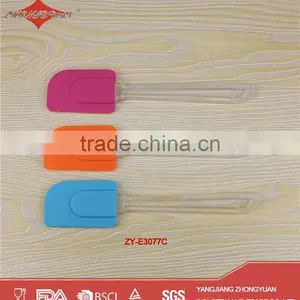 High Quality Colorful Silicone Spatula With Plastic Handle thumbnail-1