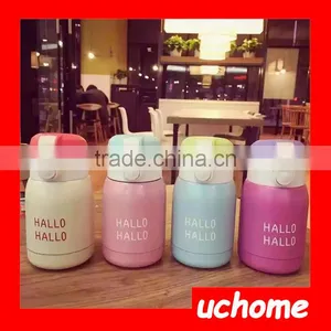 UCHOME Cute Travel Vacuum Mugs Stainless Steel Thermos Bottle Thermos Cup For Children Bouncing Thermos thumbnail-1