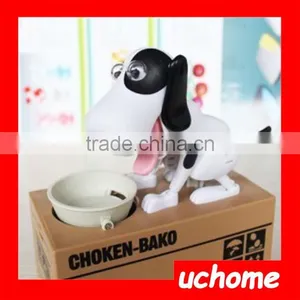 UCHOME Hot Selling Christmas Gift Plastic Carton Eating Dog Coin Bank thumbnail-5