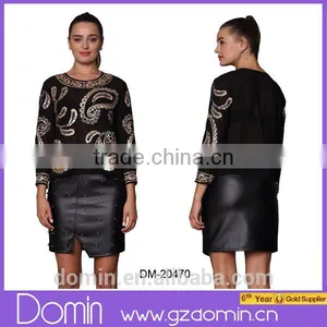 Ladies New Design Sequin Summer Tops thumbnail-1