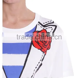 Personalized Women Ribbed Crew Neck Creat Your Own t Shirt thumbnail-4