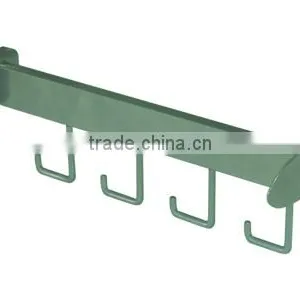 Metal Waterfall Powder Coating Wall System Post 5 Hooks Faceout Slatwall Bracket thumbnail-5